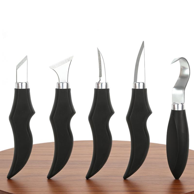 5-delige houtsnijmesset met er - Craft Knife Set recensie en prijs