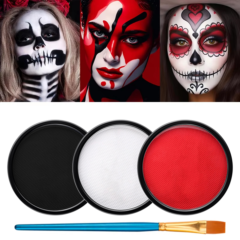 3-delige zwart-wit-rode waterg - Cosplay Prop Paint recensie en prijs