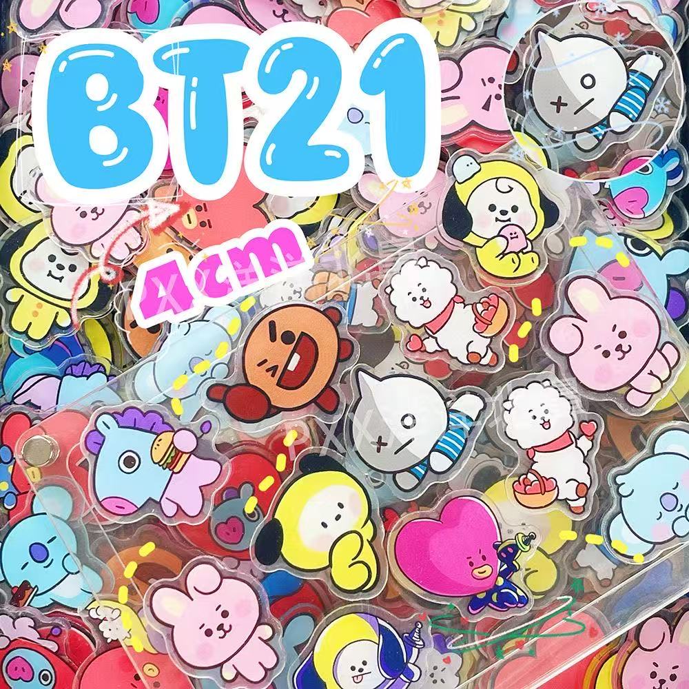 100 stuks BT21 BTS Enkellaags  - Acrylic Cosplay Prop recensie en prijs