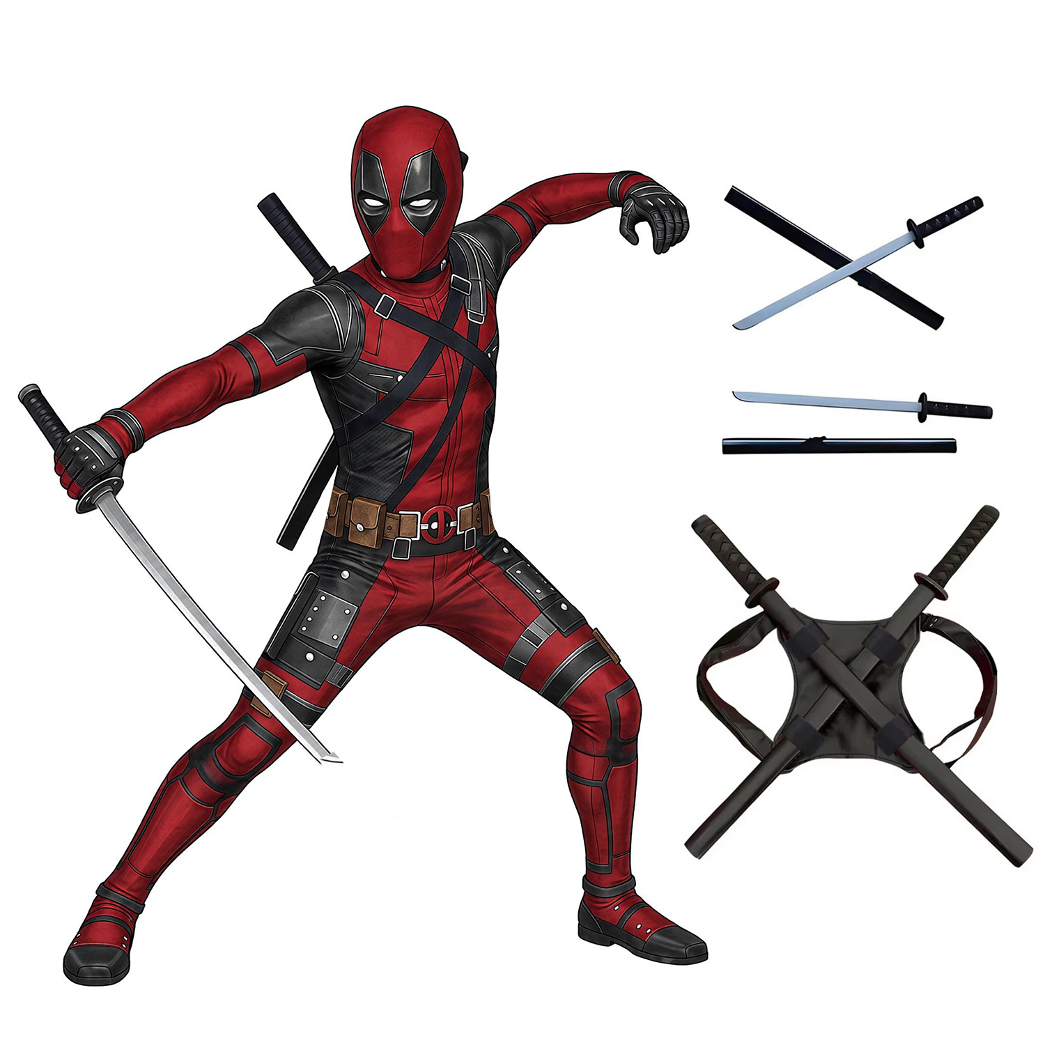 Halloween Kerstfeest Deadpool  - Cosplay Prop Dagger recensie en prijs