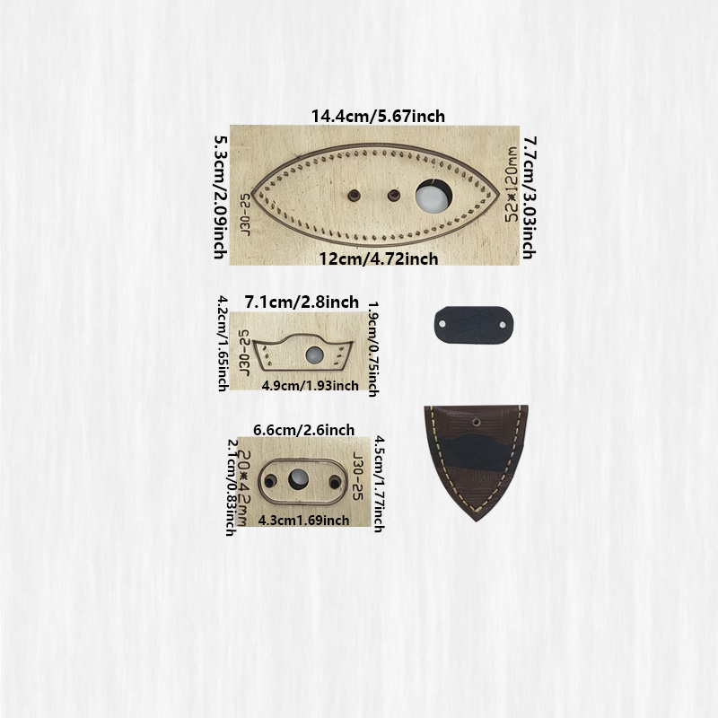 Leren Schild Driedelige Set Me - Craft Knife Set recensie en prijs